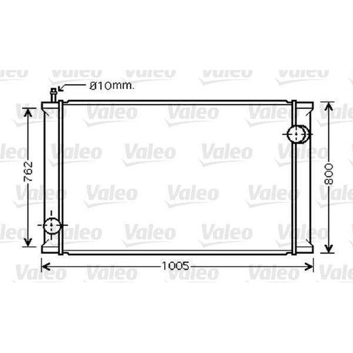 Valeo Radiator 733440 Automotive Part fits Renault Trucks Iliade Valeo  - Dynamic Drive