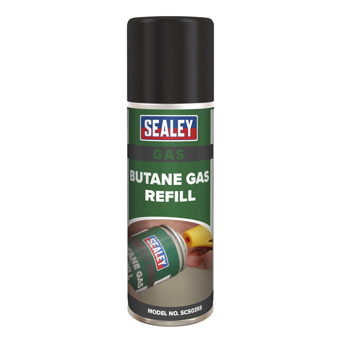 Sealey Butane Gas Refill 200ml SCS035S Sealey  - Dynamic Drive