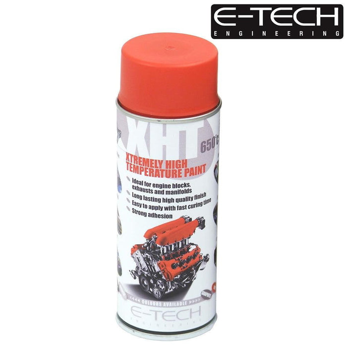 Red E-Tech 400ml Extremely High Temperature Paint XHT VHT Exhaust E-Tech  - Dynamic Drive