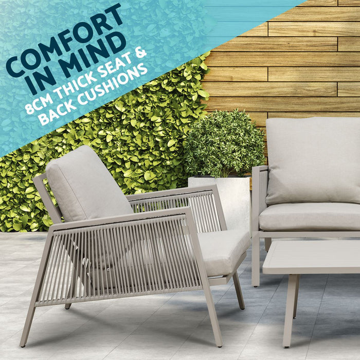 Dellonda Fusion 4 Piece Outdoor Set