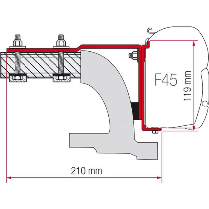 Fiamma Kit for Mercedes Vito: Easy to Install Accessory for Your Van