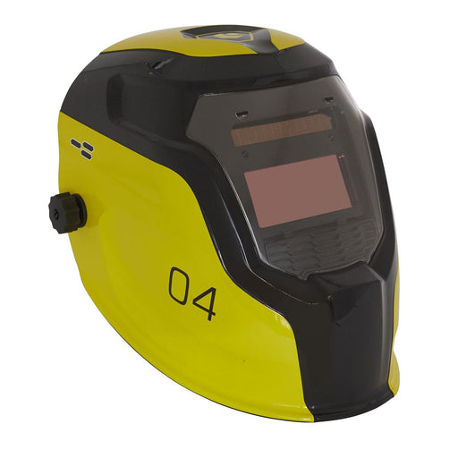 Sealey Auto Darkening Welding Helmet Shade 9-13 Yellow PWH4 Sealey  - Dynamic Drive