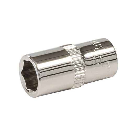 Silverline Socket 1/4" Drive 6pt Metric 8mm Silverline  - Dynamic Drive