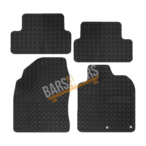 Tailored Rubber Car Mats for Nissan Qashqai 10> 5seat Set of 4 With 2 Clips UKB4C  - Dynamic Drive