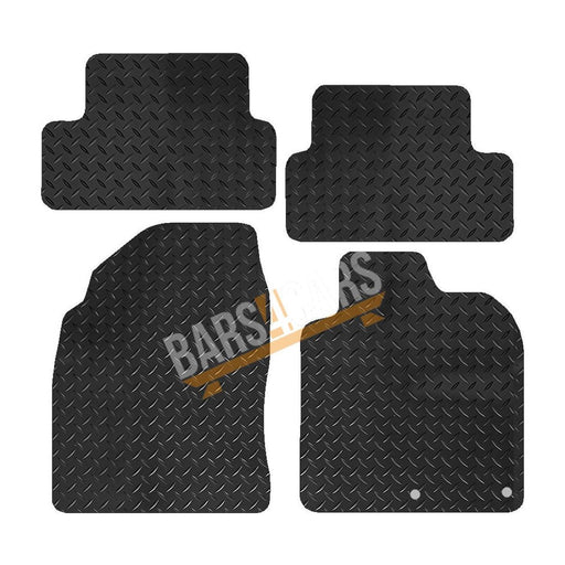 Tailored Rubber Car Mats Fits Nissan Qashqai 10> 5seat Set of 4 With 2 Clips UKB4C  - Dynamic Drive