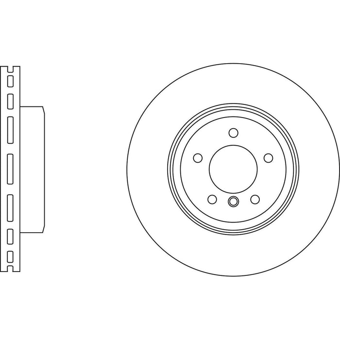 Apec Brake Disc Front Fits BMW Z4