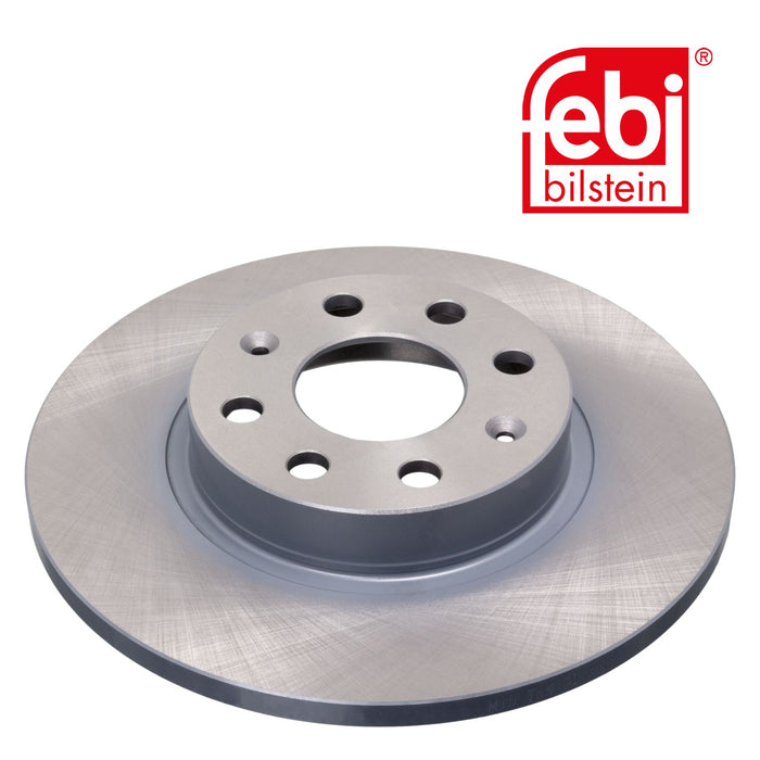 Genuine FEBI Front Brake Discs & Pads Set Solid for Fiat Grande Punto Febi Bilstein  - Dynamic Drive