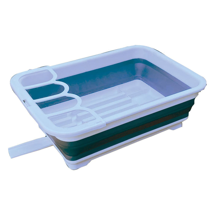 Collapsible-wares Dish Rack with Cutlery Holder and Sink Drainer K0210 Quest  - Dynamic Drive