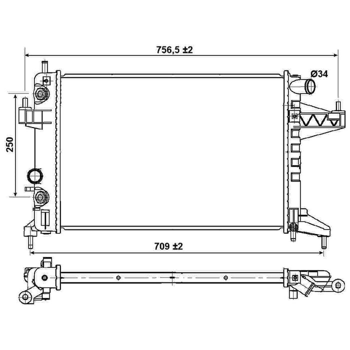 NRF Radiator 53035