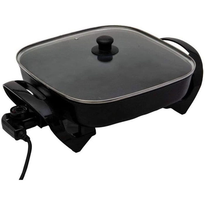 Quest Deluxe Maxi Frypan 240v Mains Electric Frying Pan Camping Caravan Quest  - Dynamic Drive