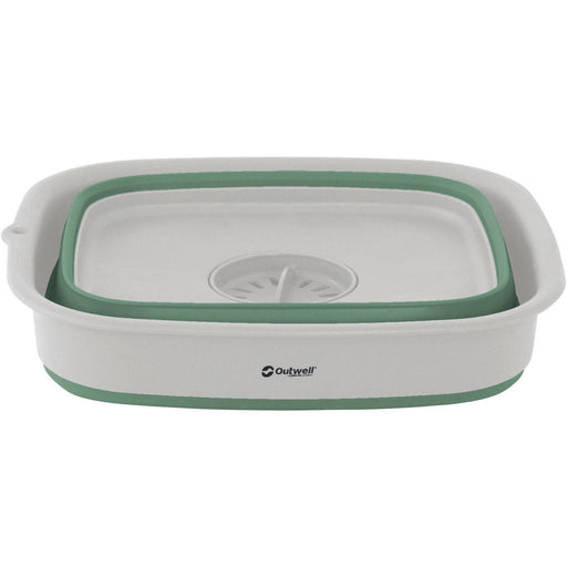 Outwell Collaps Callapsible Wash Bowl with Drain Shadow Green Caravan/Motorhome Outwell  - Dynamic Drive