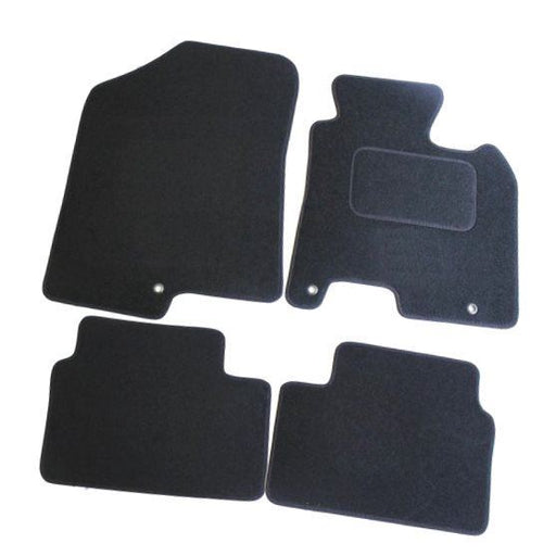 Fully Tailored Black Carpet Car Mats for I30 12> Set of 4 With 3 Clips UKB4C  - Dynamic Drive