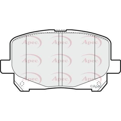 Apec Brake Pads Front Fits Toyota Estima Previa