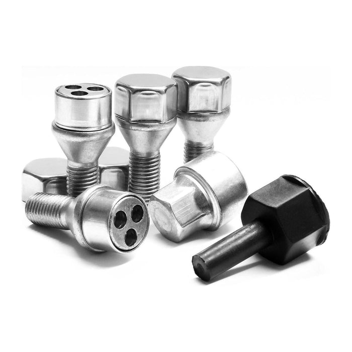 Locking Wheel Nuts with Chrome Covers (AHG) Fit Alloy & Steel wheels Autoinparts  - Dynamic Drive