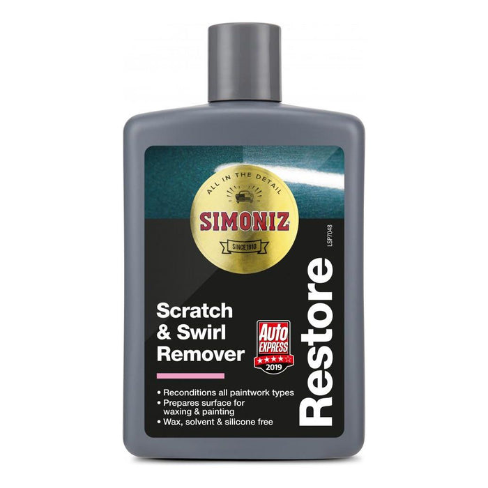 Simoniz Restore Scratch & Swirl Remover Paintwork Correction Preparation 475ml