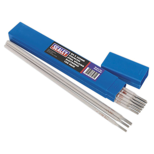 Sealey Welding Electrodes Stainless Steel4 x 350mm 1kg Pack WESS1040 Sealey  - Dynamic Drive