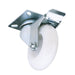 Draper Swivel Plate Fixing Nylon Wheel with Brake, 75mm Diameter, S.W.L. 70kg Draper  - Dynamic Drive