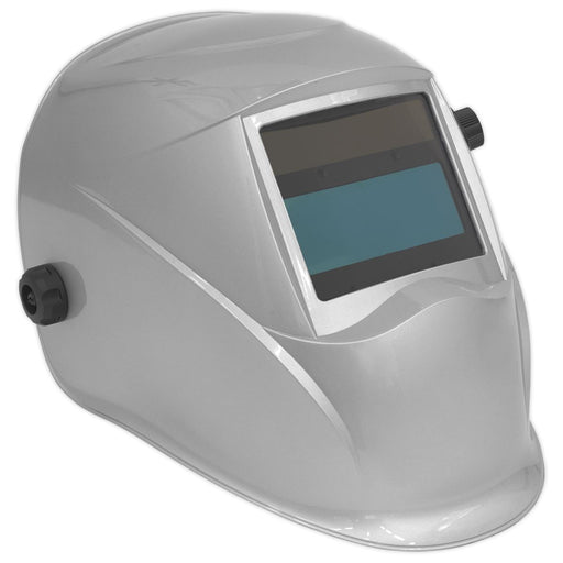 Sealey Welding Helmet Auto Darkening Shade 9-13 Silver PWH613 Sealey  - Dynamic Drive