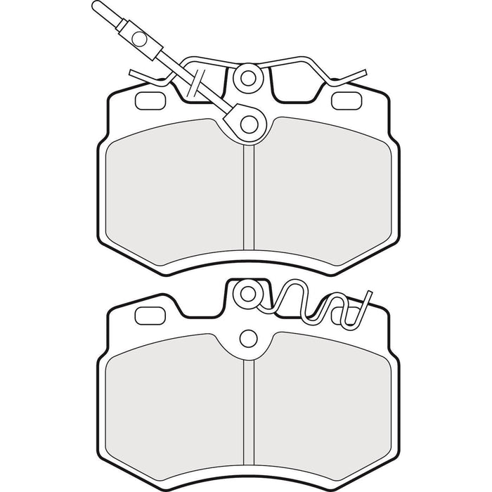 Apec Brake Pads Front Fits Peugeot 106 205 309