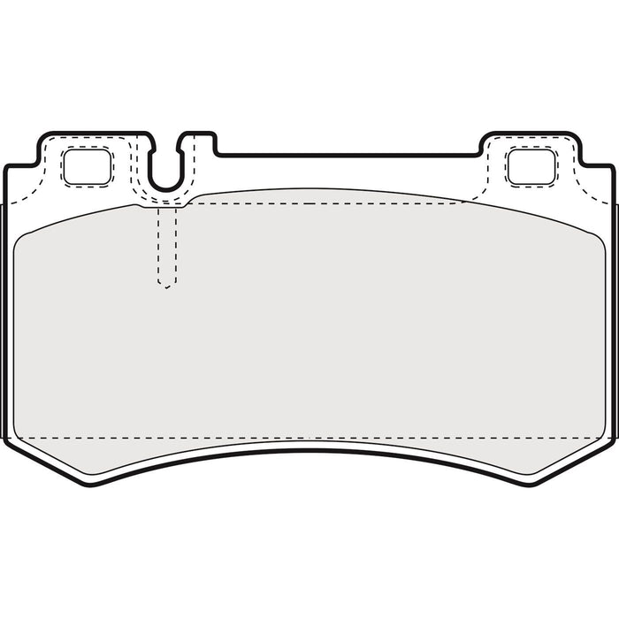 Genuine APEC Rear Brake Discs & Pads Set Perforated for Mercedes-Benz SL Apec  - Dynamic Drive