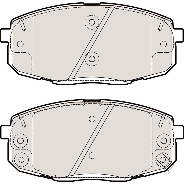 Apec Brake Pads Front Fits Hyundai Kona