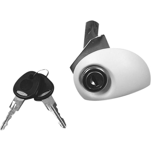 Flap "Moon" Lock White Caravan/Motorhome Part Nova  - Dynamic Drive