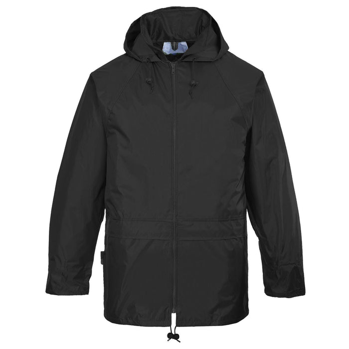 Portwest Classic Rain Jacket - Black - XX Large Portwest  - Dynamic Drive