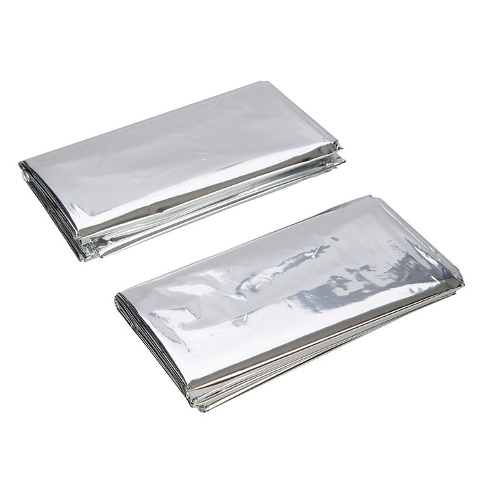 Silverline Emergency Blanket 2pk 1m x 2m Silverline  - Dynamic Drive