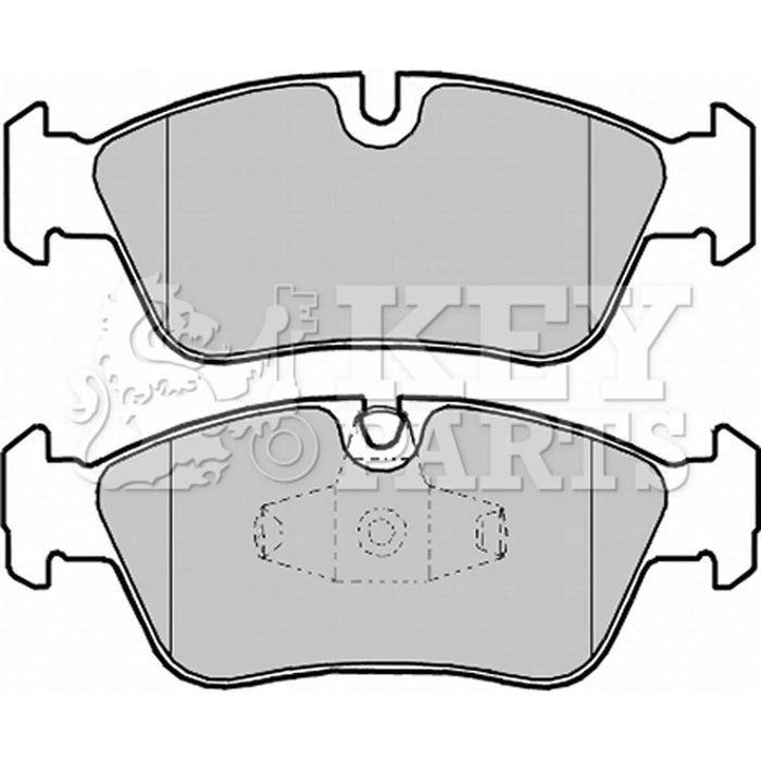 Genuine Key Parts KBP1959 Front Brake Pads (Ate-Teves)