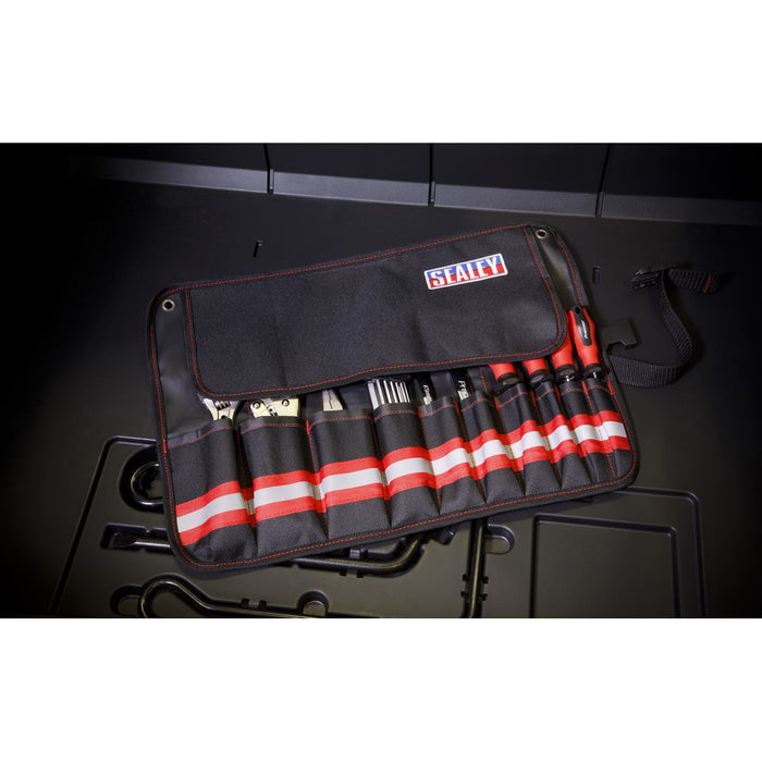 Sealey 10-Pocket Tool Roll SMC45 Sealey  - Dynamic Drive