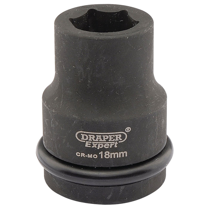 Draper Expert HI-TORQ 6 Point Impact Socket, 3/4" Sq. Dr., 18mm Draper  - Dynamic Drive