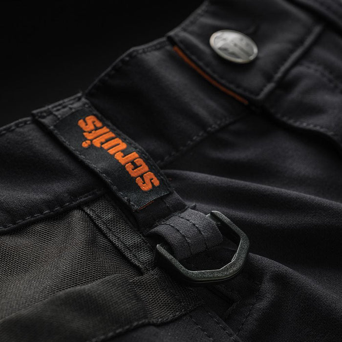 Scruffs Pro Flex Plus Holster Trousers Black 33R