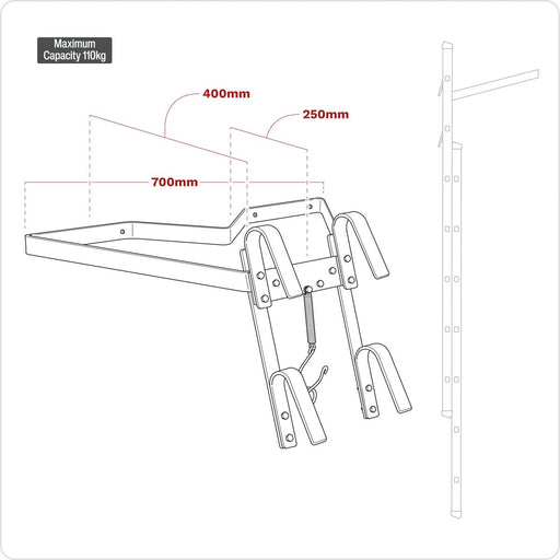 LADDER STAND-OFF 2-WAY Sealey  - Dynamic Drive