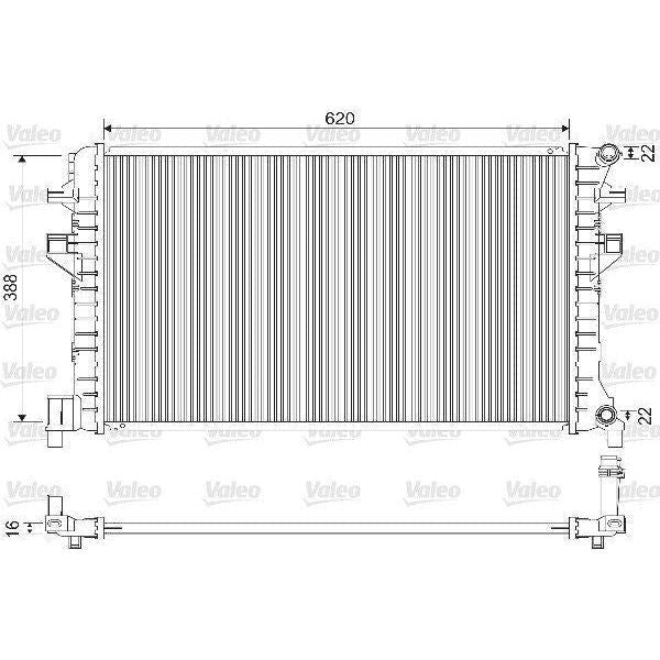 Genuine Valeo fits Radiator Audi A3 Seat Leon Golf Vii Valeo  - Dynamic Drive