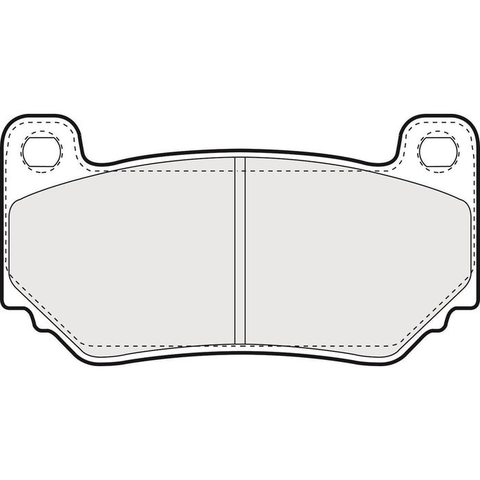 Apec Brake Pads Front Fits Caterham Seven Rover Mgf Mgtf