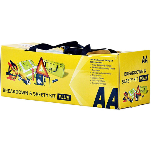 AA Emergency Breakdown & Safety Kit Plus Car Driving European Travel AA  - Dynamic Drive