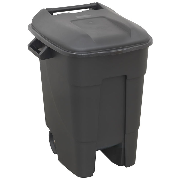 Sealey Refuse/Wheelie Bin 100L Black BM100