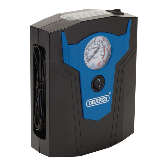 Draper 12V Analogue Tyre Inflator 13274 Draper  - Dynamic Drive