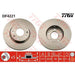 Genuine TRW Brake Disc (Pair) DF4221 TRW  - Dynamic Drive