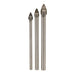 Silverline Tile & Glass Drill Bit Set 3pce 5, 6 & 8mm Silverline  - Dynamic Drive