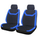 Blue & Black Steering Wheel & Front Seat Cover set for Fiat Doblo All Years UKB4C  - Dynamic Drive