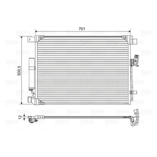 Genuine Valeo fits Condensers Nissan Np300 Navara Valeo  - Dynamic Drive