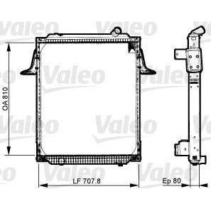 Valeo Radiator 733535 Automotive Part fits Renault Trucks Premium Valeo  - Dynamic Drive