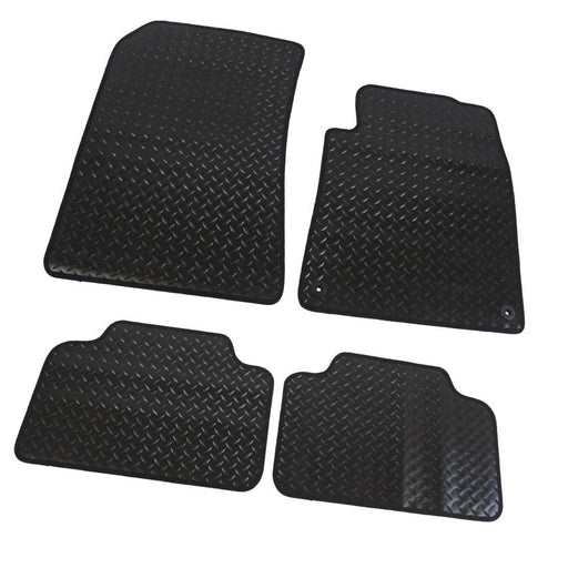 Fully Tailored Black Carpet Car Mats for Peugeot 407 Set of 4 With 2 Clips UKB4C  - Dynamic Drive