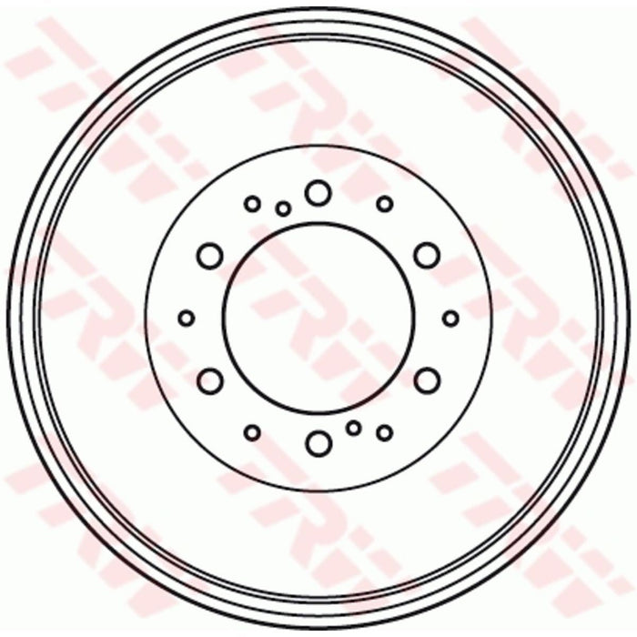 Genuine TRW Brake Drum DB7036 TRW  - Dynamic Drive