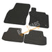 Blue Trim Tailored Black Rubber Car Mats for VW Golf 7 13> Set of 4 With 4 Clips UKB4C  - Dynamic Drive