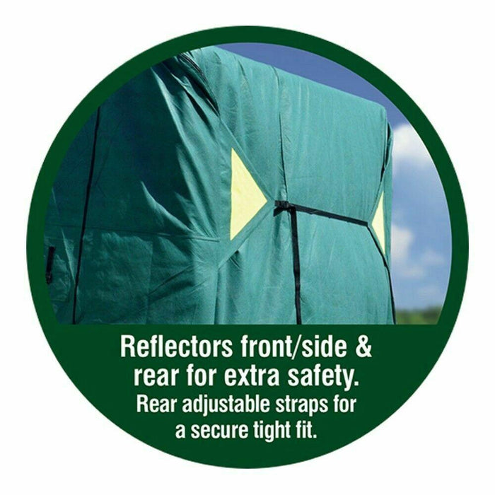 Maypole Green Caravan Cover Full 4-Ply Premium Breathable + Hitch Cover 14-17ft Maypole  - Dynamic Drive