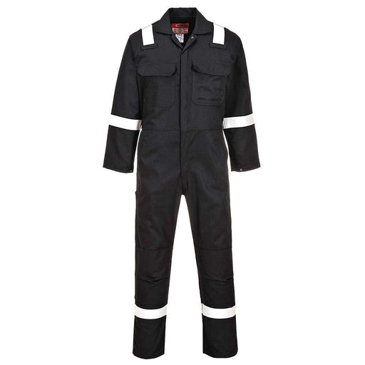 Portwest Bizweld Iona Flame Resistant Coverall - Black - XXL Portwest  - Dynamic Drive