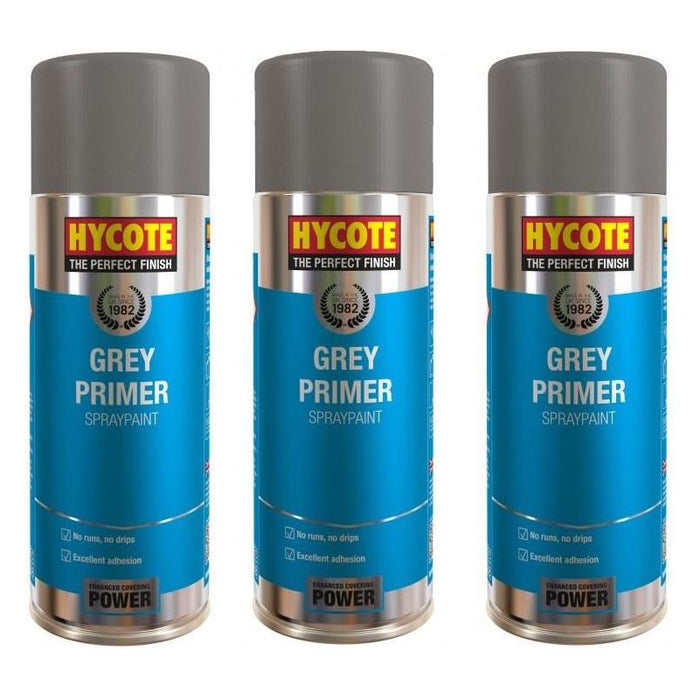 6x Hycote XUK03015 Grey Primer 400ml C/O