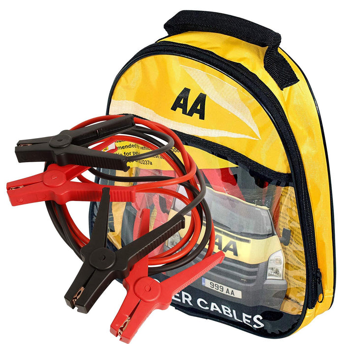 AA Professional Upto 2500Cc 2.5 Litre 3M Jump Leads Booster Cables Car Van UKB4C  - Dynamic Drive